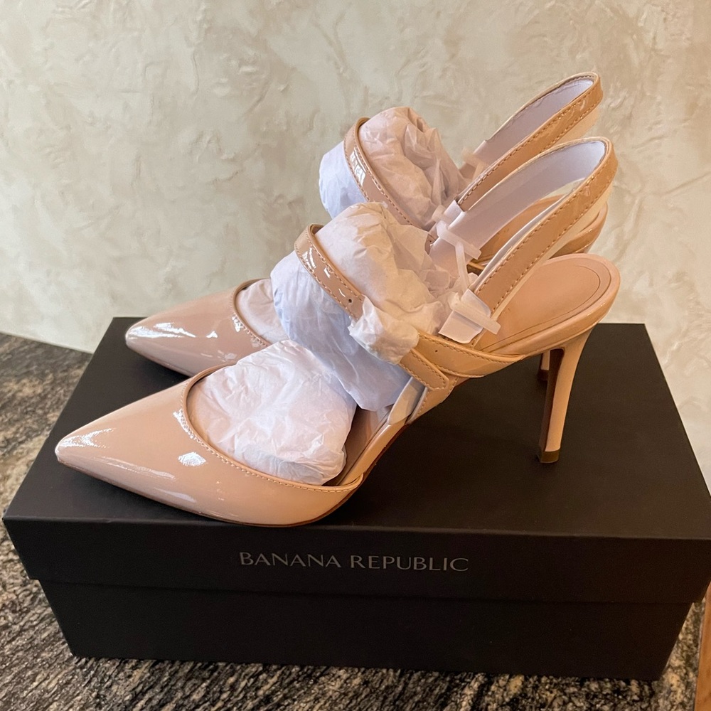 Banana Republic Cross Halter Madis Heels